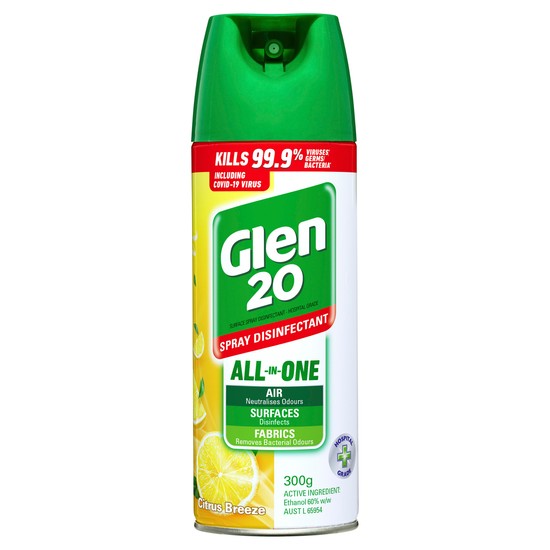 Glen 20 All In One Disinfectant Spray Citrus Breeze 300g