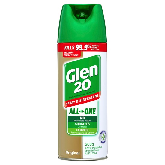 Glen 20 All In One Disinfectant Spray Original 300g