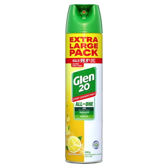 Glen 20 All In One Disinfectant Spray Citrus Breeze 490g